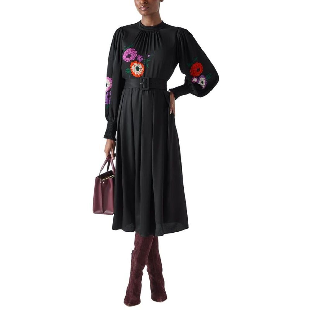 Lk Bennett Womens  Fleur Dress, Black